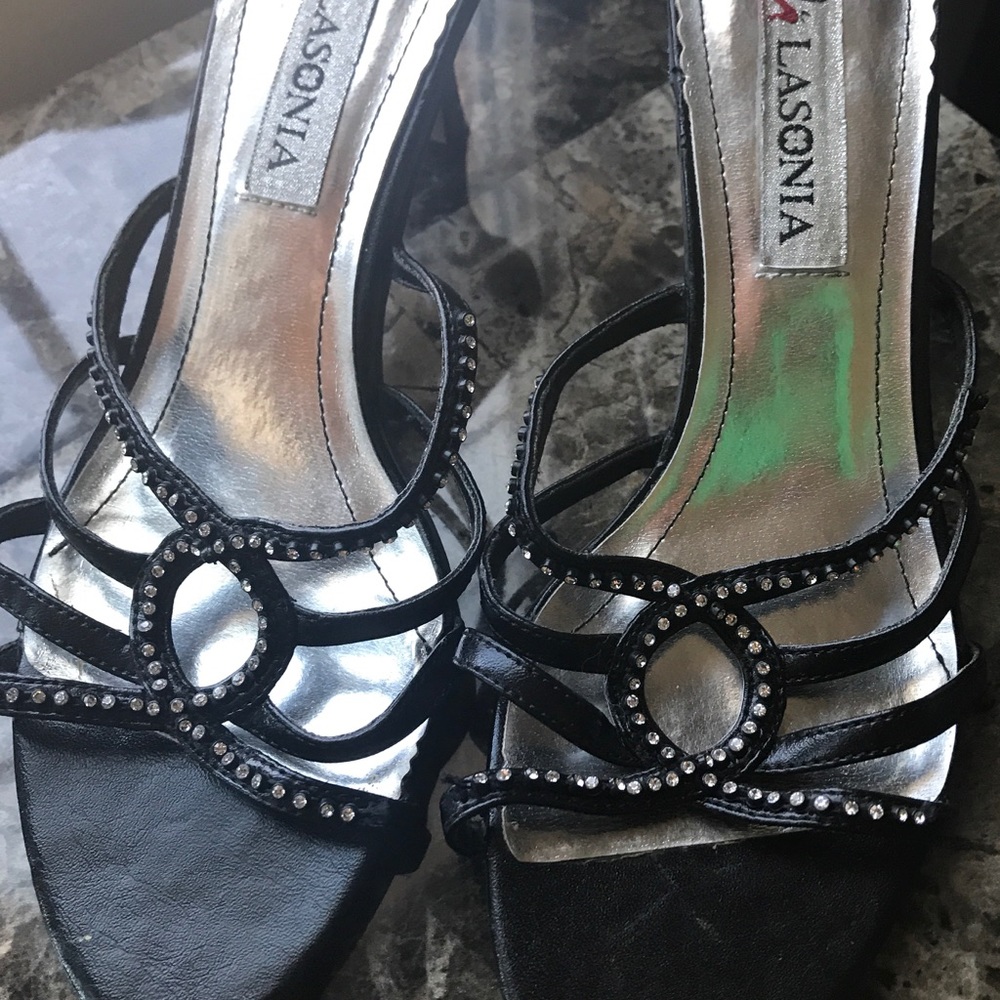 🎈SALE🎈Lasonia Rhinestone Heel - Picture 2 of 6